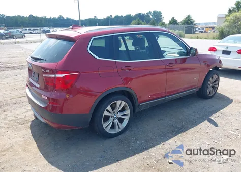2013 BMW X3 xDrive35I from USA, damaged, VIN 5UXWX7C50DL981889